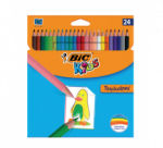 Bic Spalvoti pie&scaron;tukai Tropicolors 24 spalvų rinkinys, 022510