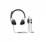 Logitech Zone Wired MS Teams Laidinės ausinės, USB-C/USB-A, Graphite