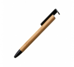 Fixed | Pen With Stylus and Stand | 3 in 1 | Pencil | Stylus for capacitive displays; Stand for phones and tablets | Bamboo
