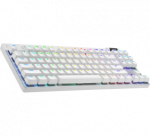 Logitech G PRO X TKL LIGHTSPEED Belaidė žaidimų klaviatūra, Tenkeyless, Tactile, US INT, Balta