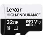 Lexar | Flash Memory Card | High-Endurance | 32 GB | microSDHC | Flash memory class UHS-I