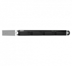 QNAP 1U Short Depth Rackmount 2.5GbE NAS | TS-464eU-8G | Intel Celeron | N5095 | 8 GB | DDR4