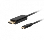 Lanberg USB-C to DisplayPort Cable, 1.8 m 4K/60Hz, Black | Lanberg | USB-C to DisplayPort Cable | CA-CMDP-10CU-0018-BK | Black | 1.8 m