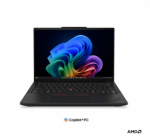Lenovo ThinkPad T14 G7 AMD | Black | 14 " | IPS | WUXGA | 1920 x 1200 pixels | Anti-glare | AMD Ryzen AI 5 PRO | 440 | 16 GB | SODIMM DDR5 | Solid-state drive capacity 512 GB | AMD Radeon 840M Graphics | Windows 11 Pro | 802.11be | Bluetooth version  ...