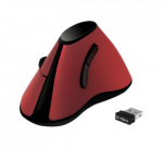 Logilink | Ergonomic Vertical Mouse | ID0159 | Wireless | Optical | Red