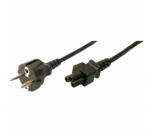 Logilink | Black CEE7/7 Schuko | C5 coupler