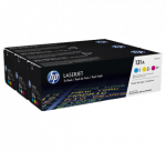 HP 131A (U0SL1AM) (CF211A+CF212A+CF213A), žydra, purpurinė, geltona kasetė
