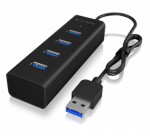 Raidsonic | 4 port USB 3.0 hub | IB-HUB1409-U3