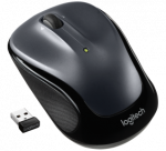 Logitech M325s Belaidė pelė RF Wireless Optical 1000 DPI, Black/Dark Grey