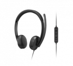 Lenovo Wired VoIP Headset 5000 (Teams) | Built-in microphone | USB Type-A, USB Type-C | Black