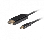 Lanberg | USB-C to HDMI Cable | CA-CMHD-10CU-0018-BK | Black | 1.8 m