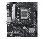 Asus | PRIME H610M-A WIFI D4 | Processor family Intel | Processor socket  LGA1700 | DDR4 DIMM | Memory slots 2 | Supported hard disk drive interfaces  SATA, M.2 | Number of SATA connectors 4 | Chipset  Intel H610 | mATX