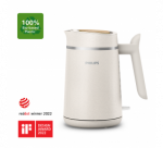 Philips Kettle | HD9365/10 Eco Conscious Edition | Electric | 2200 W | 1.7 L | 100% bioplastic | 360&deg; rotational base | White Matt