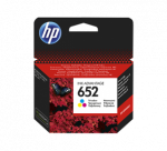 HP 652 Tri-color (F6V24AE) Ra&scaron;alinė kasetė, CMY