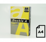 Spalvotas popierius Double A, 80g, A4, 500 lapų, Lemon