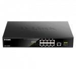 D-Link | 10 Gigabit port Switch with PoE | DGS-1010MP | Unmanaged | Desktop / Rackmount | Gigabit Ethernet (copper) ports quantity 1 | SFP ports quantity 1 | Power over Ethernet (PoE) ports quantity 8