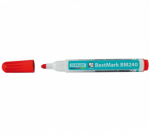 Žymeklis baltai lentai Stanger BM240, 1-3 mm, apvali galvutė, raudonas 1 vnt.