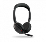 Jabra Evolve2 65 Flex MS Stereo Link380c Belaidės ausinės, Bluetooth, USB-C, Juoda