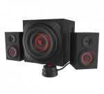 GENESIS Helium 610BT Computer Speakers, Wired, Bluetooth, Black | Genesis | Helium 610BT | Bluetooth | Red/Black | Computer Speakers