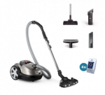 Philips Vacuum cleaner | XD8152/12 | Bagged | Power 900 W | Dust capacity 4 L | Pearl Metal