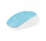 Natec | Mouse | Harrier 2 | Wireless | Bluetooth | White/Blue