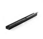 Kabelių valdymo dėklas, reguliuojamas 920-1500x120x115mm, Juoda