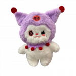 Pliu&scaron;inė lėlė Kuromi - My Melody anime veikėja - violetinė, 25cm