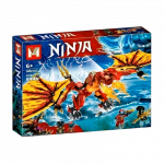 Ninjago konstruktorius - Ugnies Drakono Puolimas! 438+ detalių