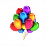 Lateksinis chromuotas balionas, įvairių spalvų - 30cm, 1vnt.