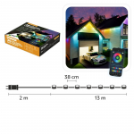 I&scaron;manioji LED girlianda &bdquo;SMART LIGHTS&ldquo; 36 LED, 13 m, multicolor, IP65