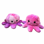 Didelis dvipusis a&scaron;tuonkojis Tik Tok Octopus 27cm - rausvas