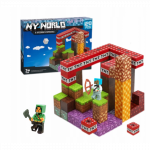 Minecraft magnetinis blokelių / kaladėlių rinkinys - 120 dalių
