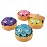 Mazas koldūnas skvi&scaron;as / Kawaii squishy dumpling dėžutėje - blizgus