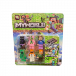 LEGO Minecraft žmogeliukų rinkinys
