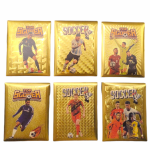 Futbolo kortelių rinkinys - World Football Stars (Golden Edition), 10vnt.