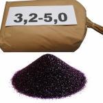 Smėlis smėliapūtei - smėliavimui Rudas korundas 25kg - 3.2 - 5 mm