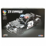 Konstruktorius, policijos automobilis - Porshe 911 - 487pcs