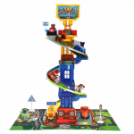 Įspūdinga Paw patrol automobilių trasa + 3 figūrėlės, 61 cm