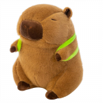 Maža miela pliu&scaron;inė kapibara su vėžliuko kuprine - 20 cm