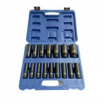 Smūginės galvutės ilgos 1/2&Prime;, 16 vnt. 10-32mm