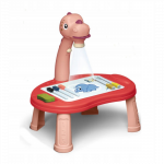 Žaislinis pie&scaron;imo stalas - dinozauras - su lenta ir projektoriumi