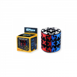 Unikalus galvosūkis rubiko kubas 3x3 - gear cylindere, apvalus