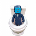 Skibidi Toilet figūrėlė - TV Man, 8cm