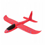 Putplasčio aerodinaminis lėktuvas 48 cm - raudonas