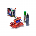 Žmogaus - voro vandens &scaron;autuvas su voratinklio purk&scaron;tuku