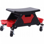 Dirbtuvių taburetė su 360&deg; sėdyne, stalčius ir dvi &scaron;oninės lentynos