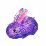 Mink&scaron;tas antistresinis squishy žaislas - zuikis, violetinis