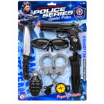 Vaiki&scaron;kas policininko rinkinys &bdquo;Police Series&ldquo; &ndash; 8 priedai