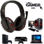 Kompiuterinės žaidimų ausinės su mikrofonu