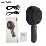 Karaoke bluetooth mikrofonas - kolonėlė su balso keitimo efektais